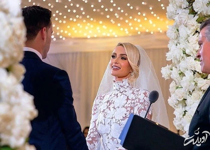 ازدواج پاریس هیلتون مراسم عروسی